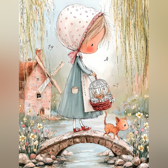 4pc Spring Time Prints - Picture 1 of 4